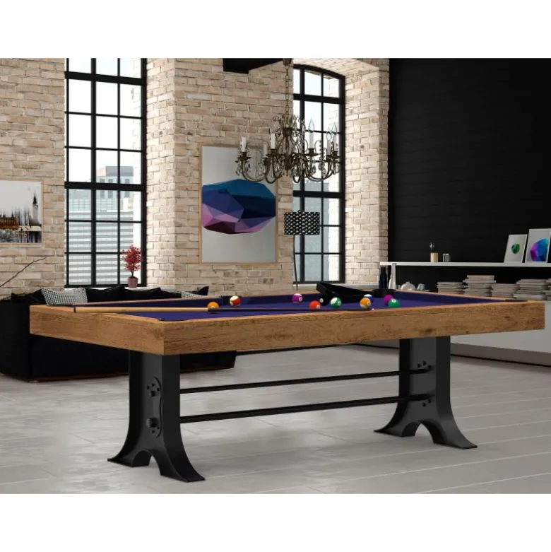 Atelier : Un billard haut de gamme, au style authentique et industriel