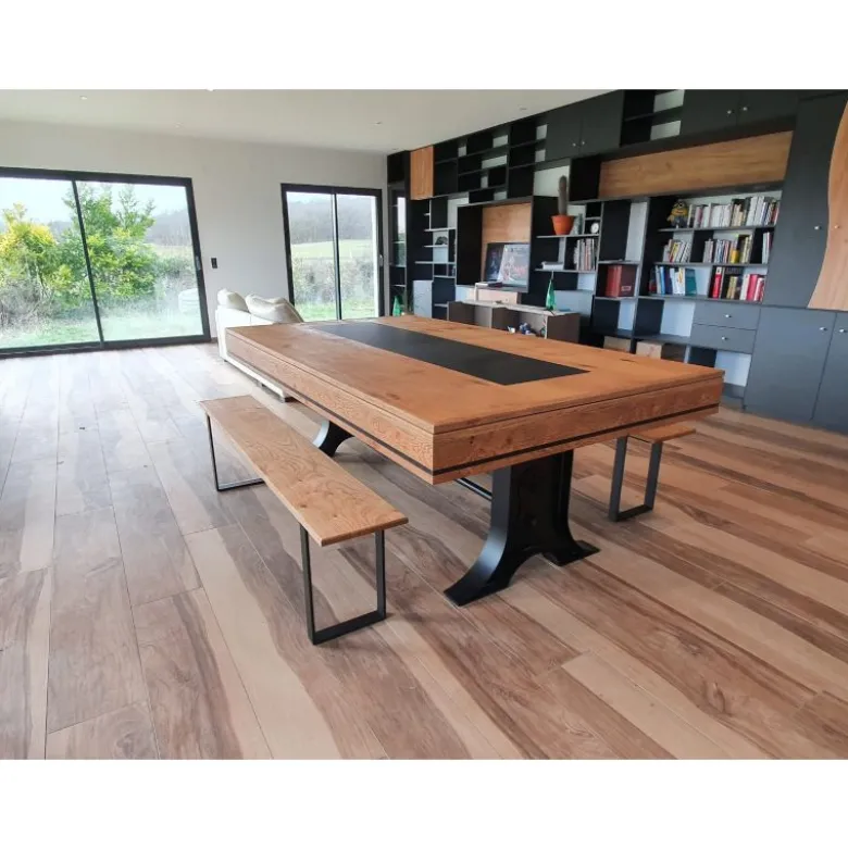 Atelier : Un billard haut de gamme, au style authentique et industriel