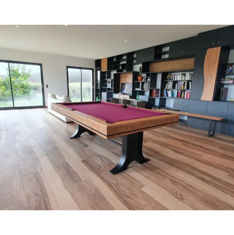 Atelier : Un billard haut de gamme, au style authentique et industriel