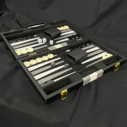 Backgammon en simili cuir
