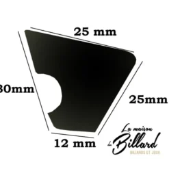Bande de billard Français