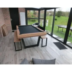 Billard Harmony V. Inox, et bois Massif