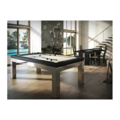 Billard New Tendance C. Inox : un billard haut de gamme en inox et bois massif