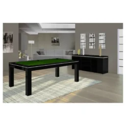 billard Novea, convertible en table, Blanc brillant + 20 autres coloris