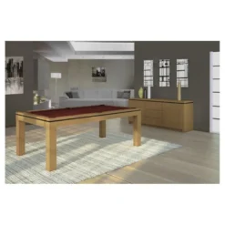 billard Novea, convertible en table, Blanc brillant + 20 autres coloris