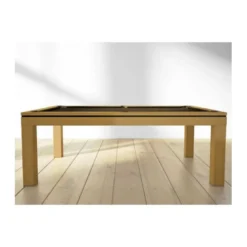 billard Novea, convertible en table, Blanc brillant + 20 autres coloris