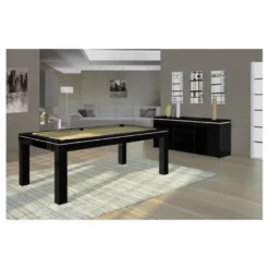 billard Novea, convertible en table, Blanc brillant + 20 autres coloris