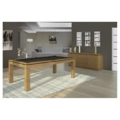 billard Novea, convertible en table, Blanc brillant + 20 autres coloris