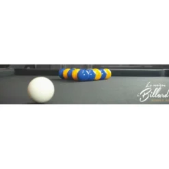 Billes Aramith 8 pool Ø50.8mm bleues et jaunes
