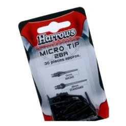 Blister de 30 pointes 2BA noirs courtes