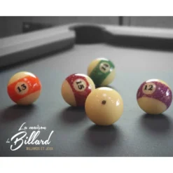 Boules de billard américain STONE 57,2 mm, Édition collector d’Aramith