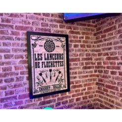 Cadre déco fléchettes (Fabrication Artisanale Française)