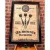 Cadre déco Moments fléchettes (Fabrication Artisanale Française)