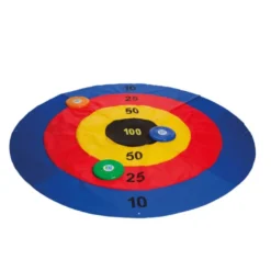 Cible à frisbee + 3 frisbee, un jeu d'extérieur familial.