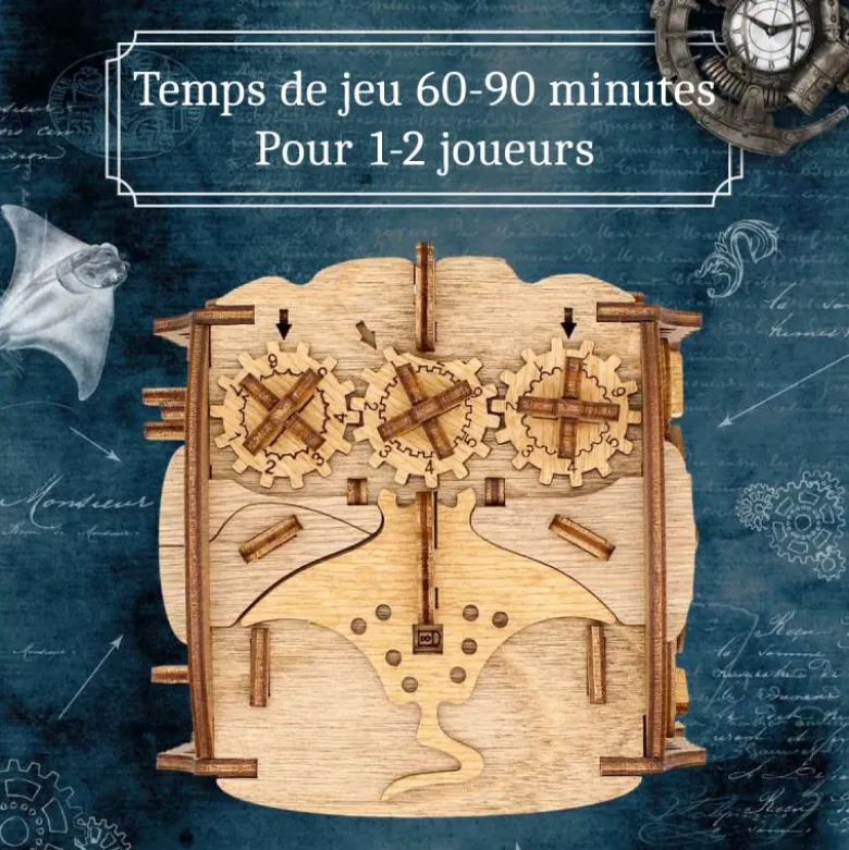 Cluebox Nautilus – Un Escape Game de poche inspiré de Jules Verne
