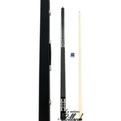 Coffret queue billard américain Noir et blanc