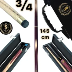 Coffret Queue billard 3/4 (145cm) Lord-cue Falcon X145. + Extension