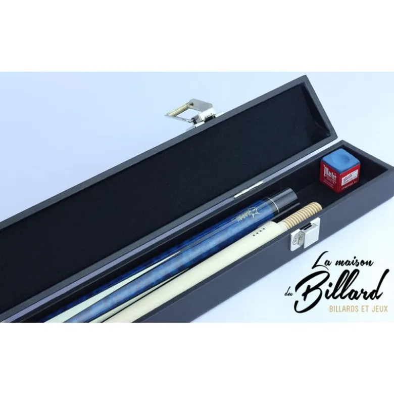Coffret Queue de billard Français Lynx Pro 80 Bleu