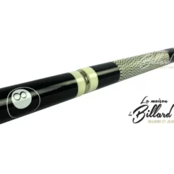 Coffret queue de billard mixte noir