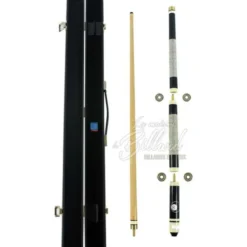 Coffret queue de billard mixte noir