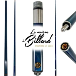 Coffret Queue en fibre Lord-Cue Bleu : perfectionnez votre jeu avec cette queue 3 en 1