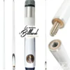 Coffret Queue en fibre Lord-Cue Blanche : perfectionnez votre jeu avec cette queue 3 en 1