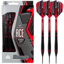 Fléchettes Harrows Ace 18 GR – Pointe Nylon – Lot de 3
