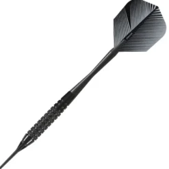 Fléchettes Harrows Black Arrow 18 GK – Pointe Nylon – Lot de 3