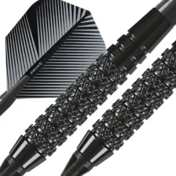 Fléchettes Harrows Black Arrow 16 GK – Pointe Nylon – Lot de 3