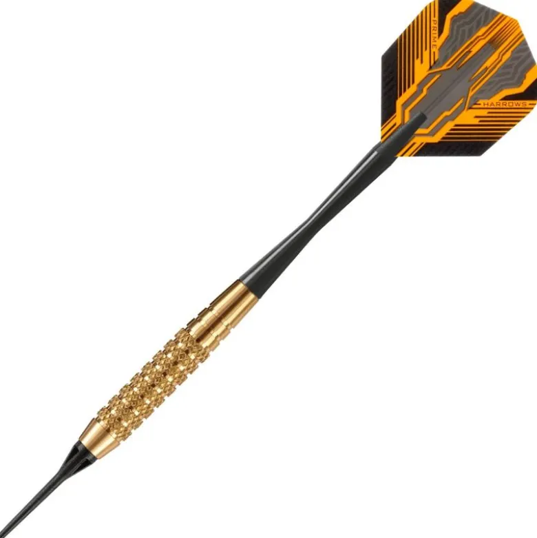 Fléchettes Harrows Club Brass 16 GK – Pointe Nylon – Lot de 3