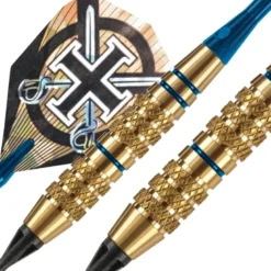 Fléchettes Harrows Corsair Bleu 18 GK – Pointe Nylon – Lot de 3