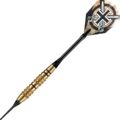 Fléchettes Harrows Corsair Noir 18 GK – Pointe Nylon – Lot de 3