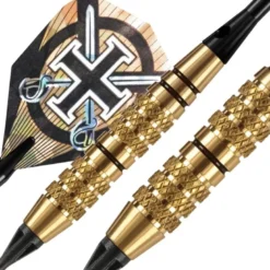 Fléchettes Harrows Corsair Noir 18 GK – Pointe Nylon – Lot de 3
