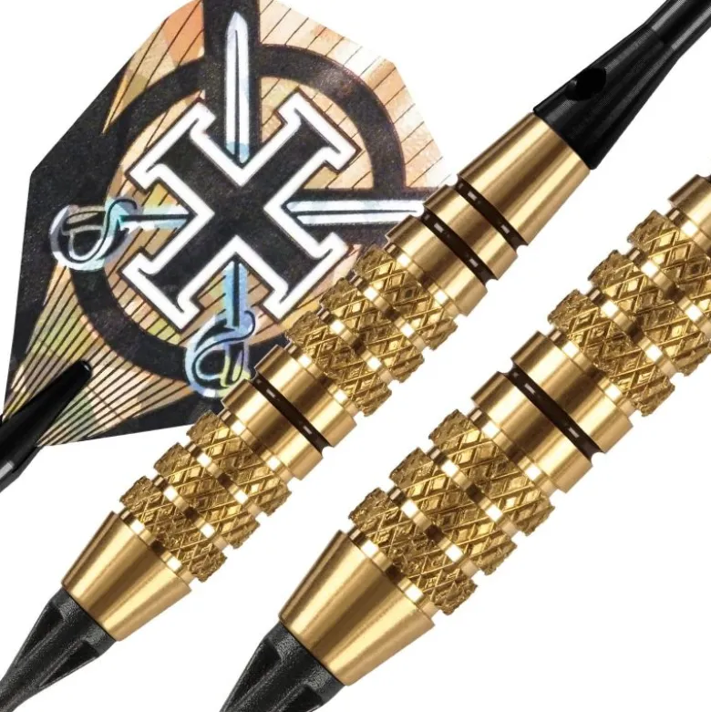 Fléchettes Harrows Corsair Noir 18 GK – Pointe Nylon – Lot de 3