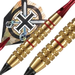 Fléchettes Harrows Corsair Rouge 16 GK – Pointe Nylon – Lot de 3