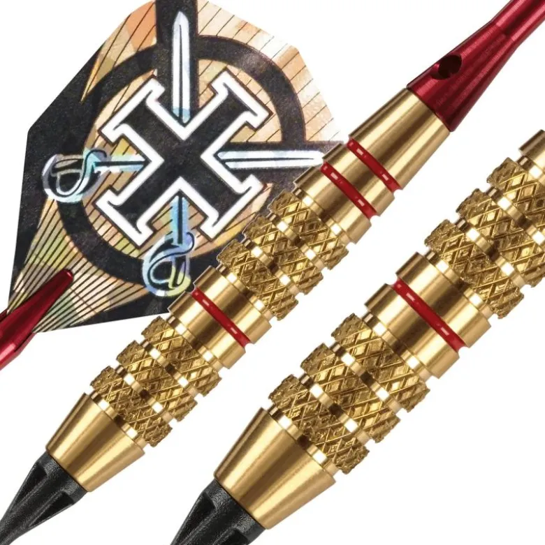 Fléchettes Harrows Corsair Rouge 16 GK – Pointe Nylon – Lot de 3