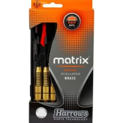 Fléchettes Harrows Matrix GK 22 g – Pointe Acier – Lot de 3