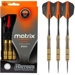 Fléchettes Harrows Matrix 20 g – Pointe Acier – Lot de 3