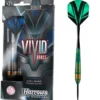 Fléchettes Harrows Vivid Vert 18 GR – Pointe Nylon – Lot de 3