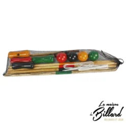 Jeu de croquet en bois pour occuper 4 enfants