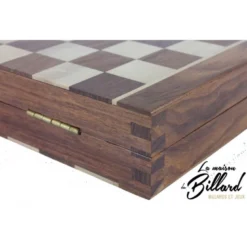 Jeu de dames marqueté et magnétique