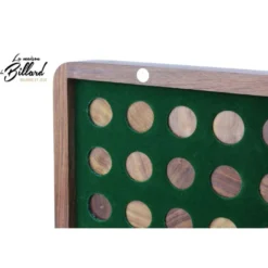 Jeu de dames marqueté et magnétique