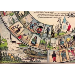 Jeu de l’oie Français en bois : Le jouet de votre enfance