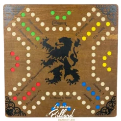 Jeu de Tock artisanal 4/6J. Les chevaux avec de la stratégie