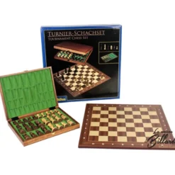 Le jeu d'échecs en bois version luxe