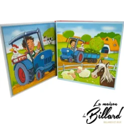 Livre Puzzle La Ferme : l'indispensable pour les tout-petits signé Goki