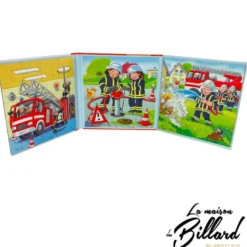 Livre Puzzle pompiers : l'incontournable des puzzles enfant !