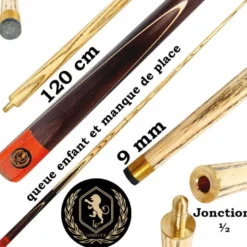 Lord Cue Nano T700 120 cm : La qualité pour les petits joueurs ou pour les coups courts