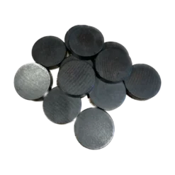 LOT de 12 pions noirs 30 x 7 mm