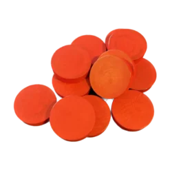 LOT de 12 pions rouges 30 x 7 mm